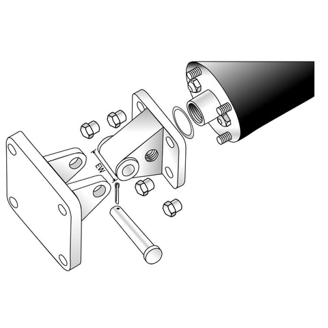Clevismount_cylinder accessories_diaphragm air cylinders_diaphragm cylinders, cylinder accessories