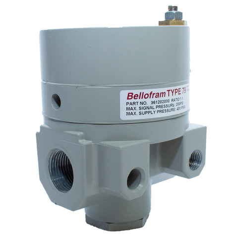 T79V.7, high flow precision air relay , high relief relay