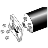 Capflange Mount_cylinder accessories_diaphragm air cylinders_diaphragm cylinders, cylinder accessories
